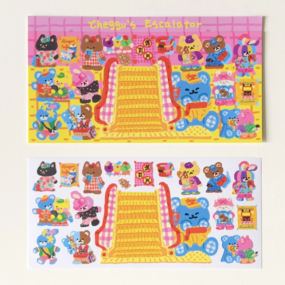 Hongsi Fantasy Escalator Sticker Sheet