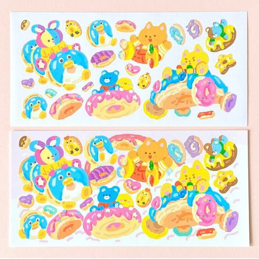 Hongsi Fantasy Donut Kart Sticker Sheet