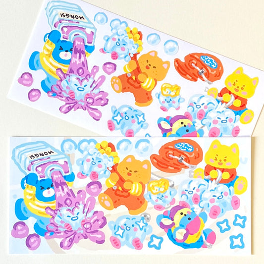 Hongsi Fantasy Flossing Fun Sticker Sheet
