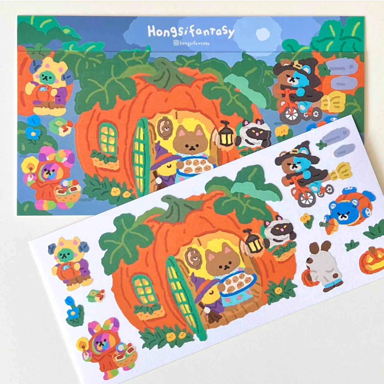 Hongsi Fantasy Pumpkin Treats Sticker Sheet