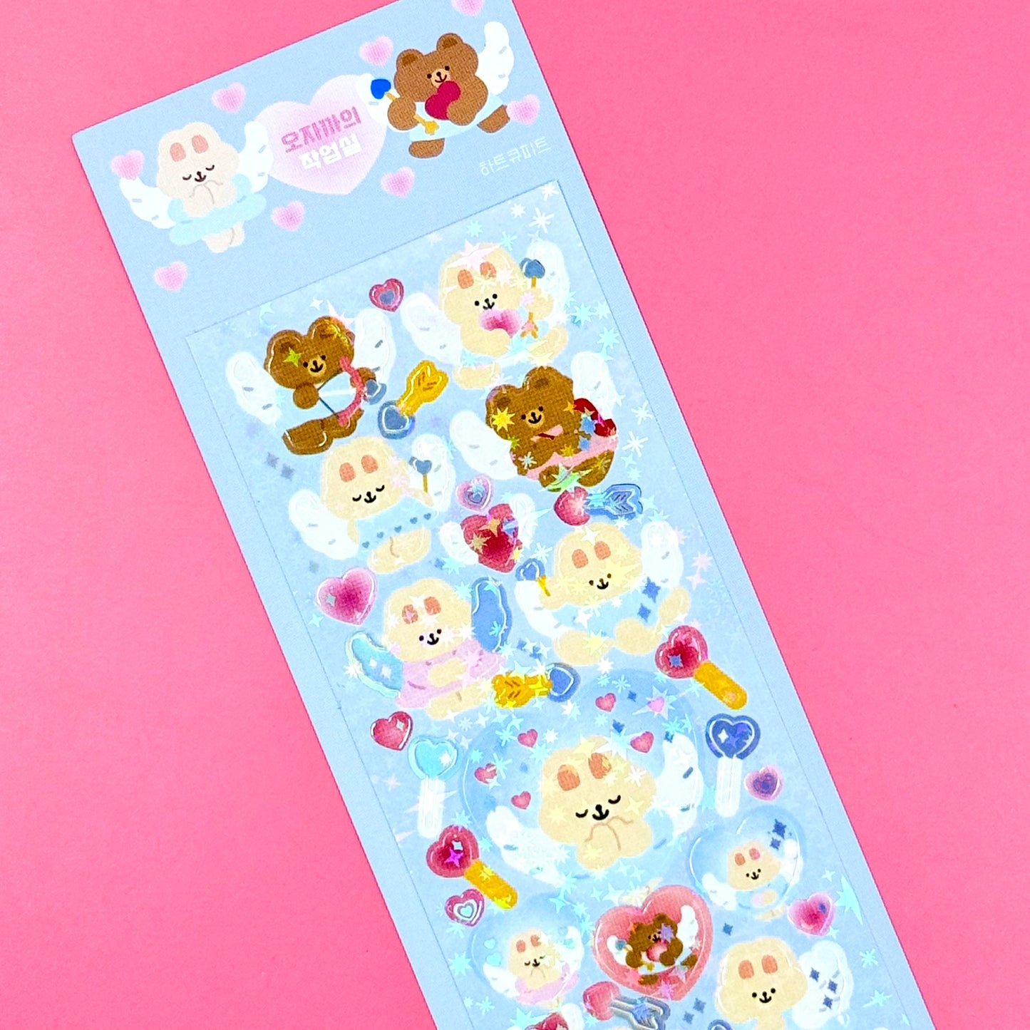 Oh Zakka Angel Bears Sticker Sheet - Dandy Mail