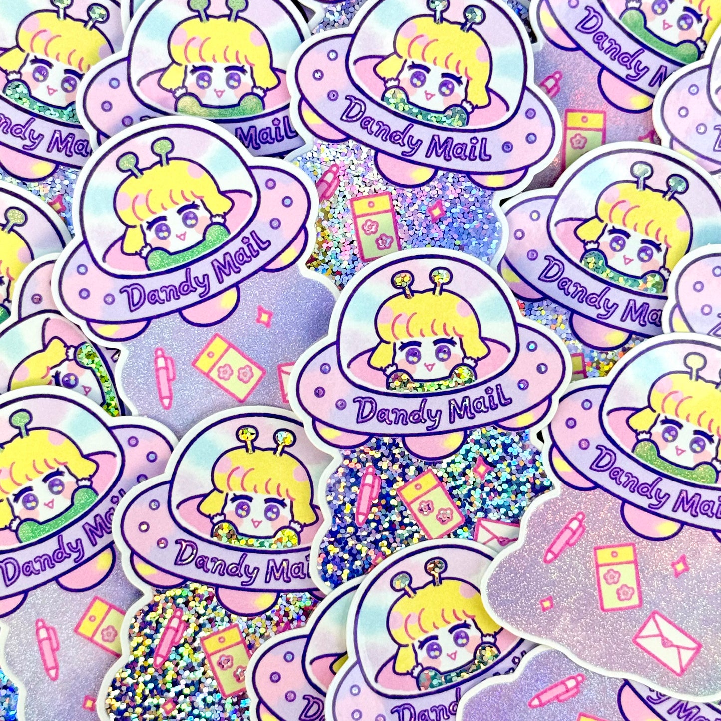 Dandy Mail Stationery Abduction Vinyl Sticker