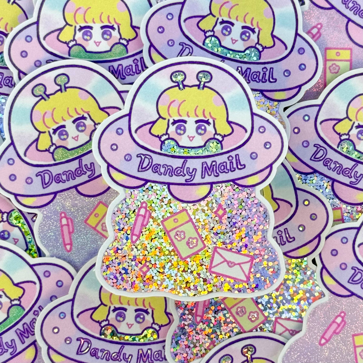 Dandy Mail Stationery Abduction Vinyl Sticker