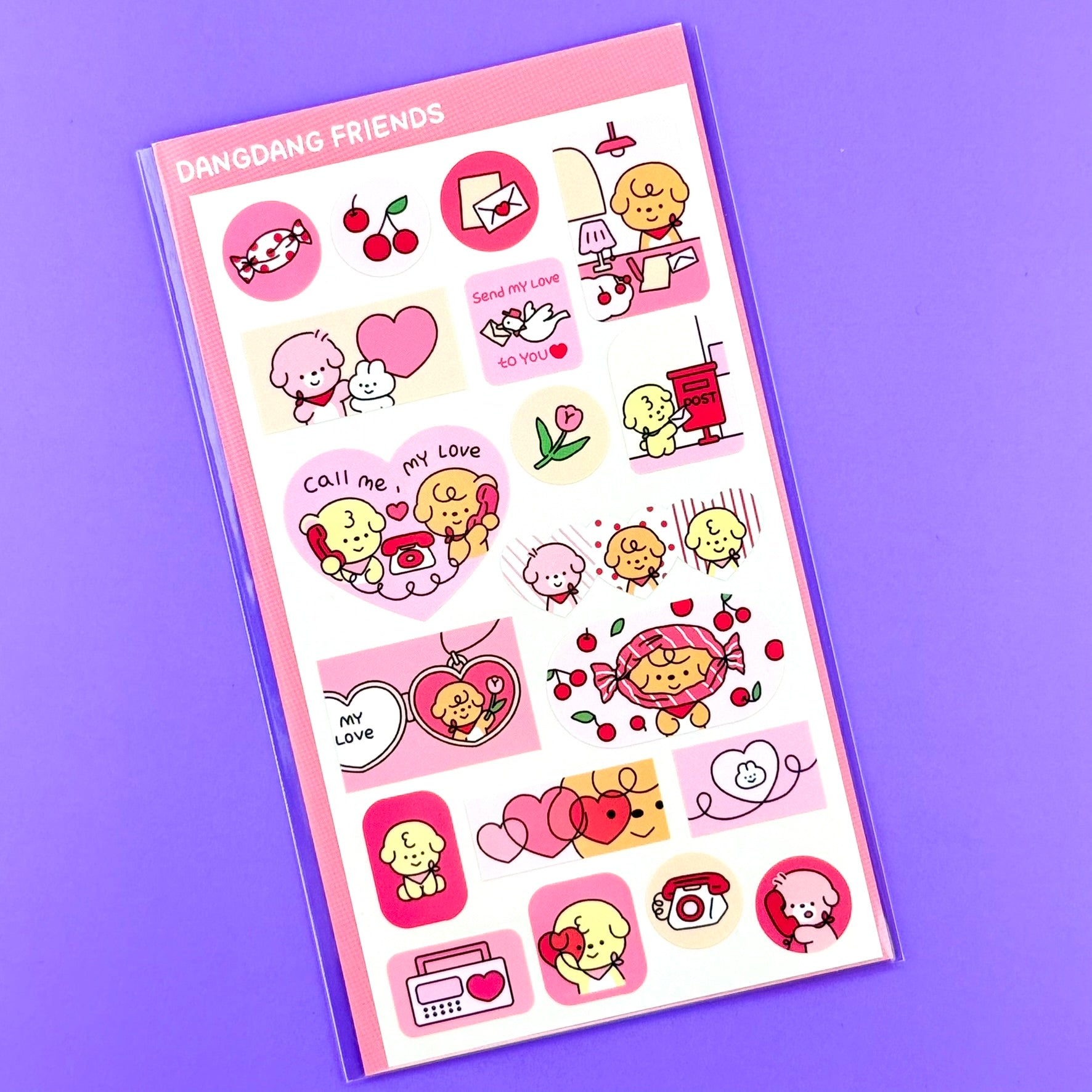 Dang Dang Sticker Sheet - Dandy Mail