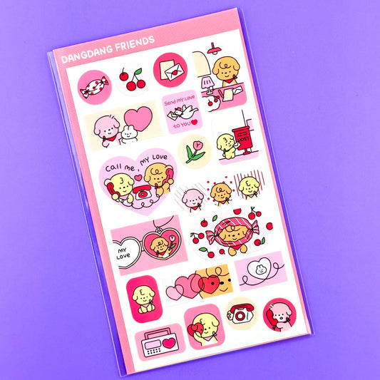 Dang Dang Sticker Sheet - Dandy Mail