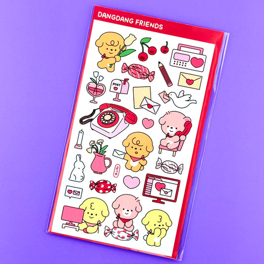 Dang Dang Sticker Sheet - Dandy Mail