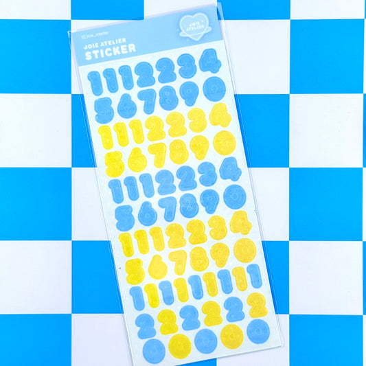 Joie Atelier Number Stickers - Dandy Mail