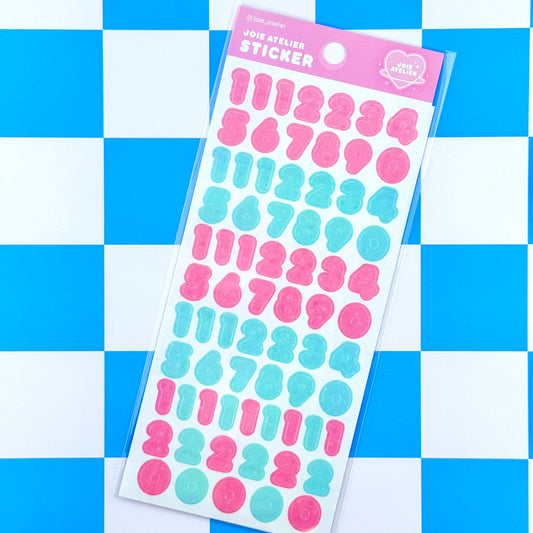 Joie Atelier Number Stickers - Dandy Mail