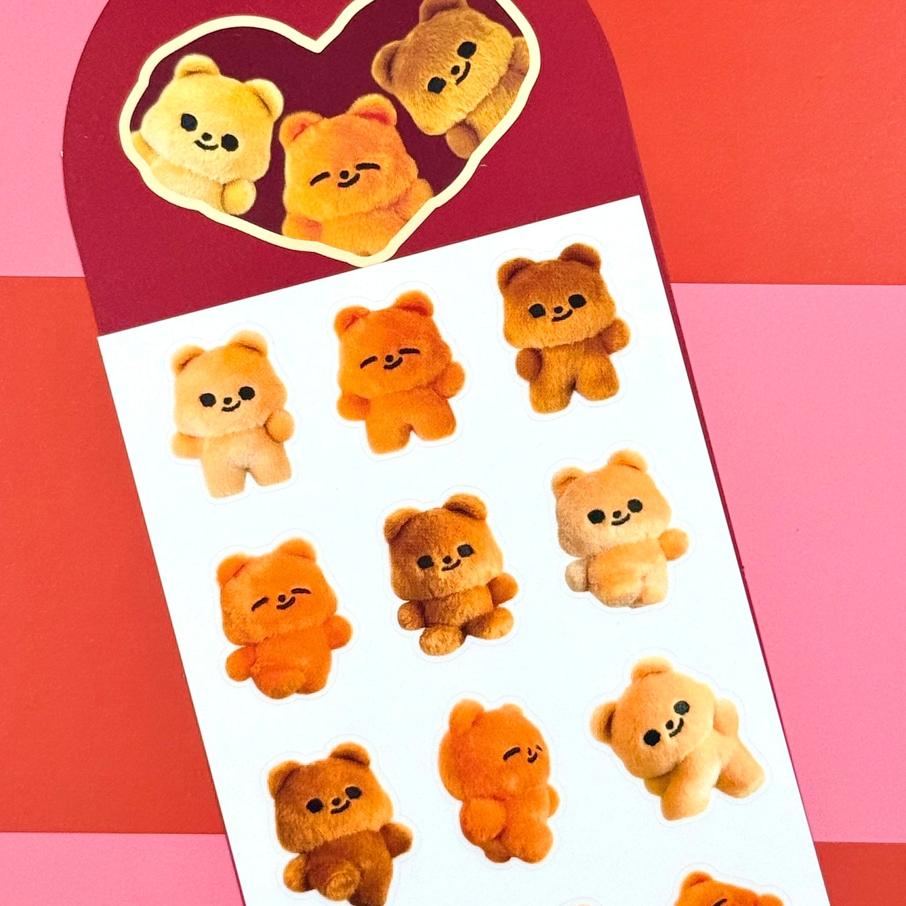 Pureureum Teddy Bears Sticker Sheet - Dandy Mail