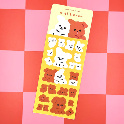 Pureureum Titi & Pupu Sticker Sheet - Dandy Mail
