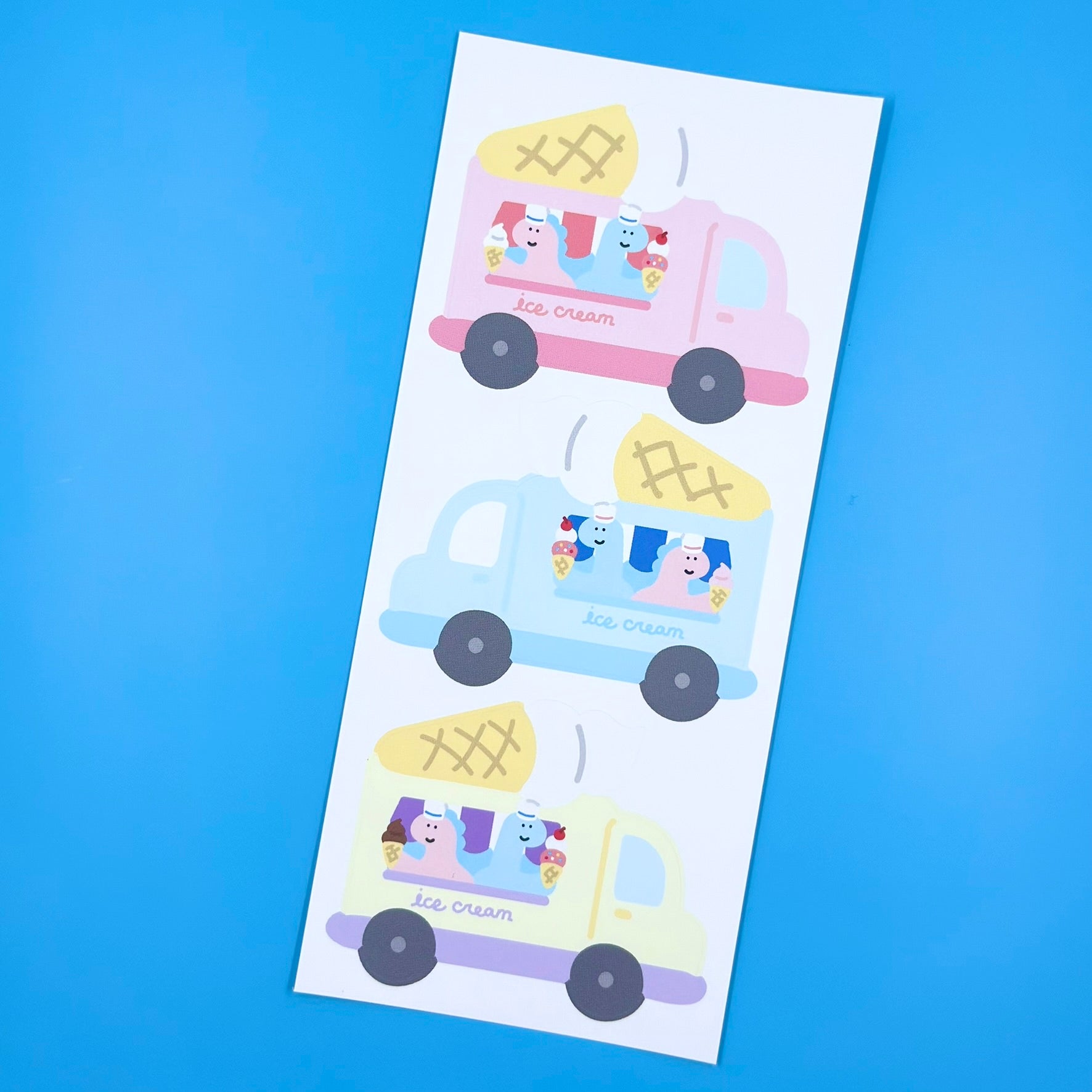 Roomroom Ice Cream Truck Sticker Sheet - Dandy Mail
