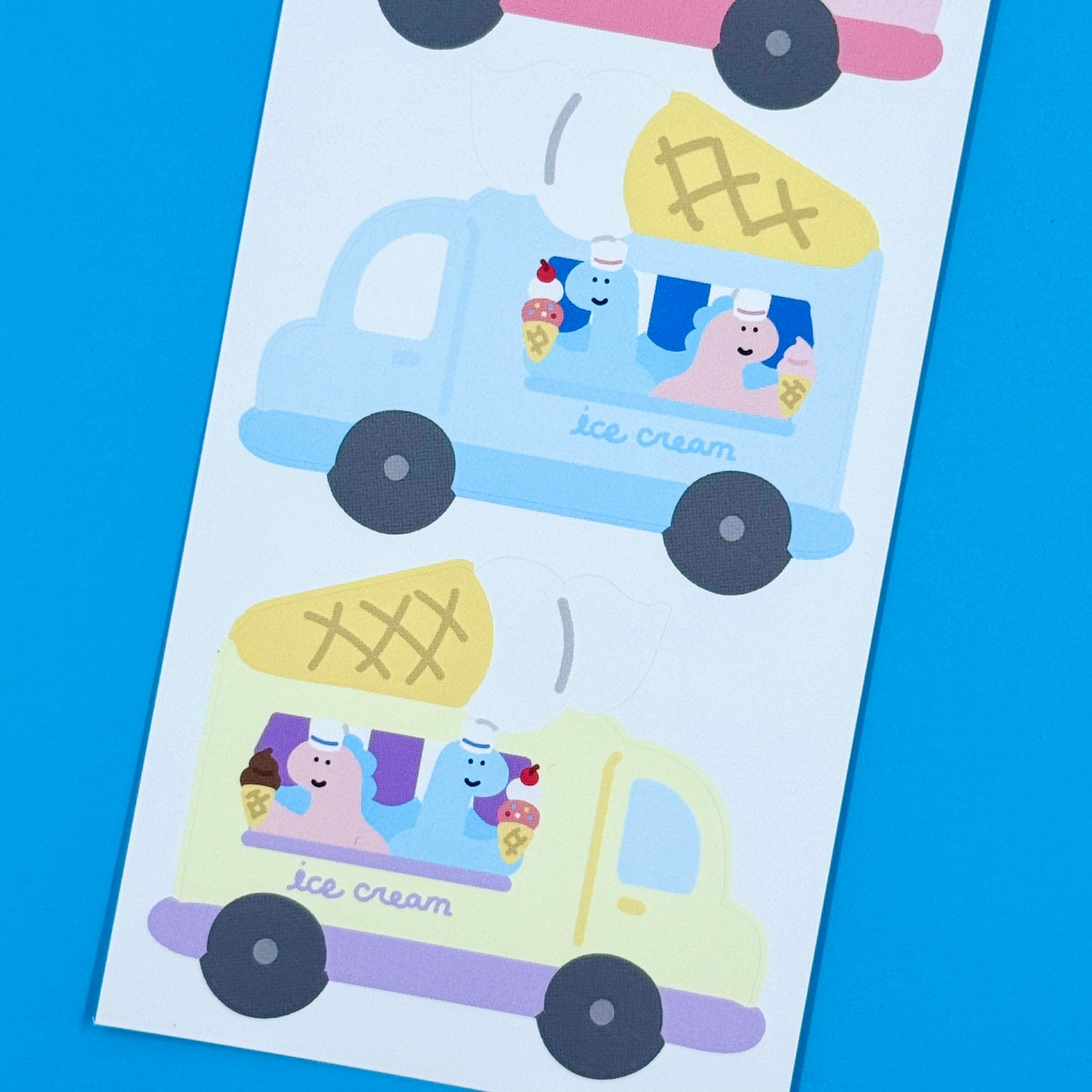 Roomroom Ice Cream Truck Sticker Sheet - Dandy Mail