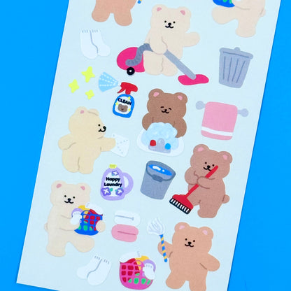 Roomroom Happy Laundry Sticker Sheet - Dandy Mail