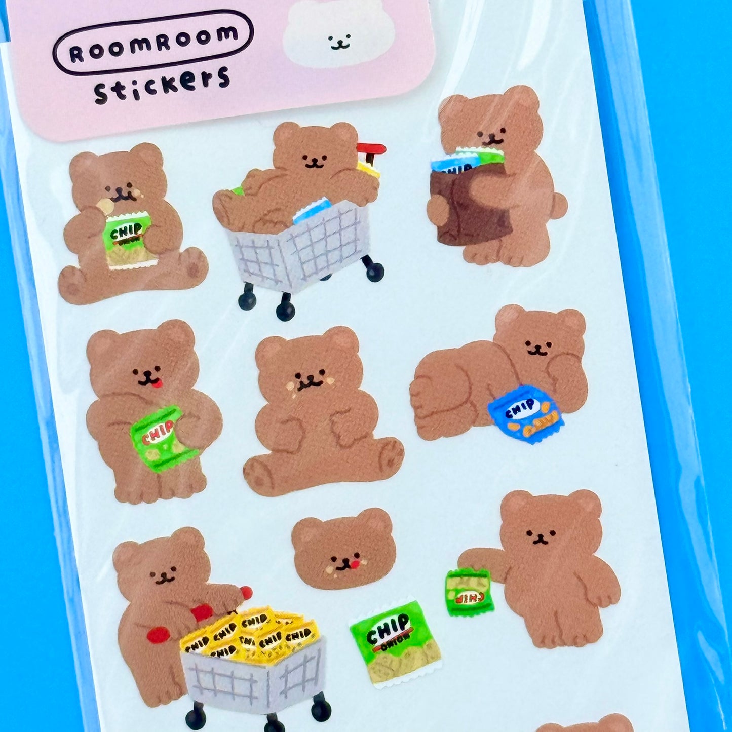 Roomroom Chips Sticker Sheet - Dandy Mail