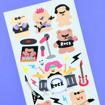 Roomroom Rockin Sticker Sheet - Dandy Mail