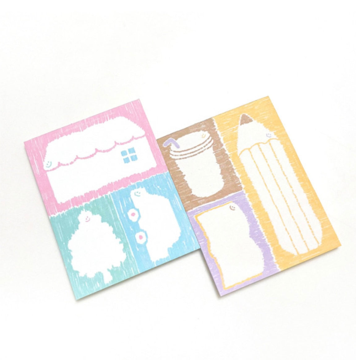 Abuba Studio Large Doodle Memo Pad 2-pack - Dandy Mail