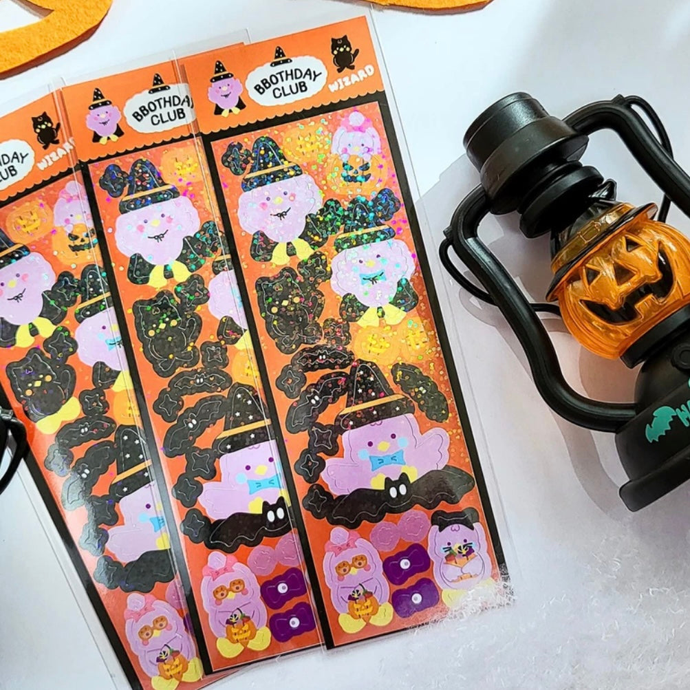 Bbothday Club Halloween Sticker Pack