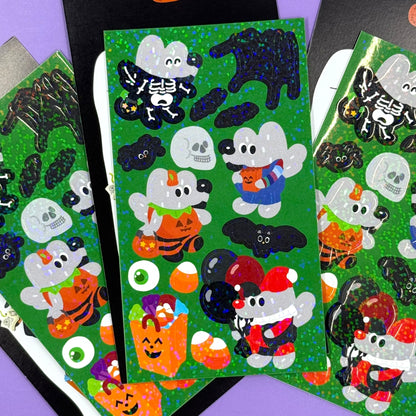 Honeywool Woolfy Halloween Sticker Sheets