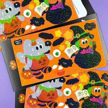 Honeywool Woolfy Halloween Sticker Sheets