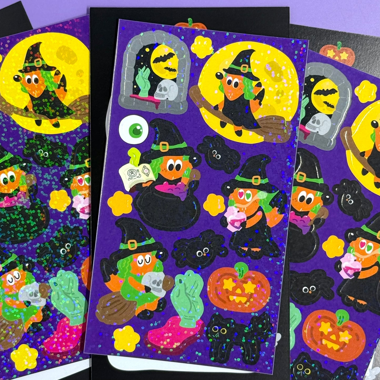 Honeywool Woolfy Halloween Sticker Sheets
