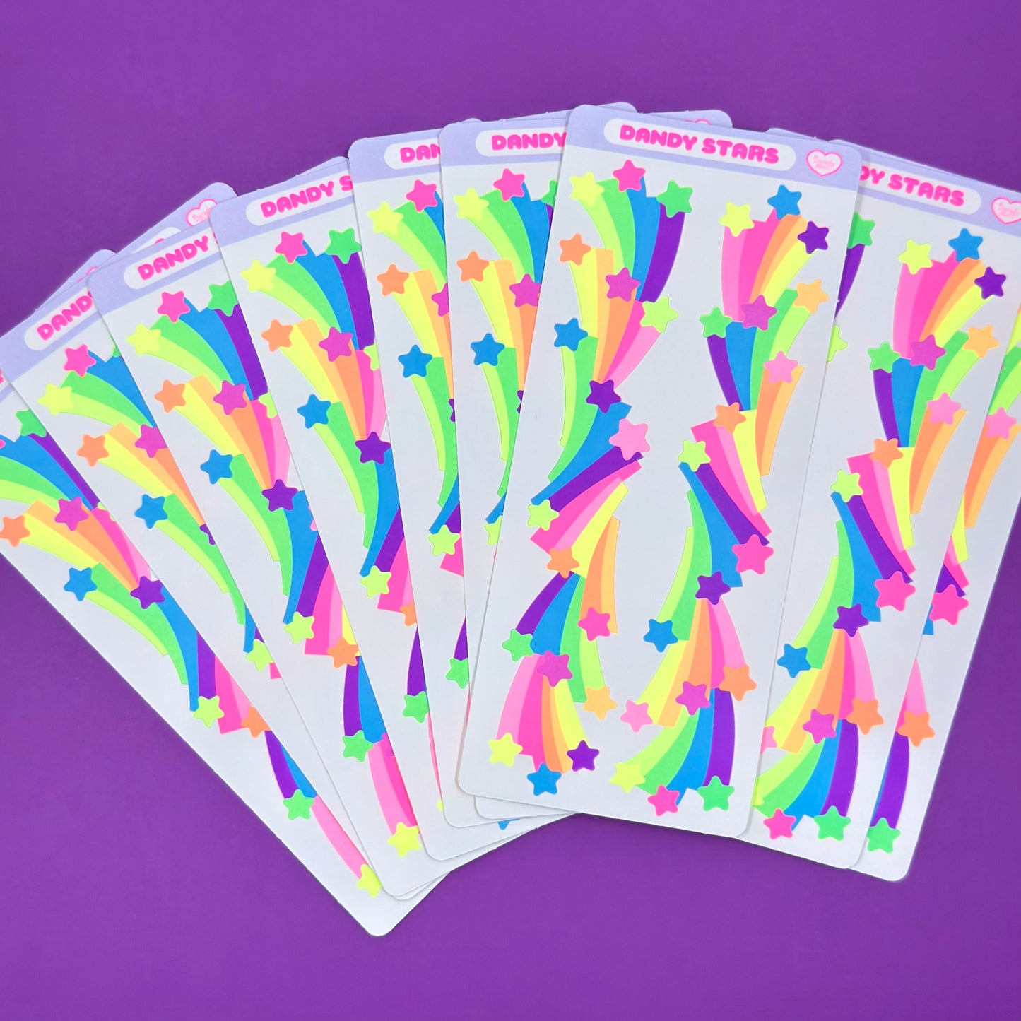 Dandy Designs Dandy Stars Sticker Sheet - Dandy Mail