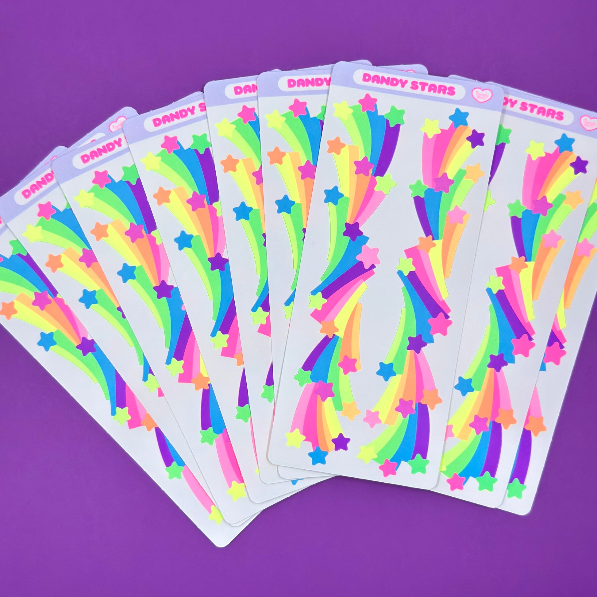 Dandy Designs Dandy Stars Sticker Sheet - Dandy Mail