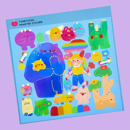 TOMETOYOU Monster Sticker Sheet