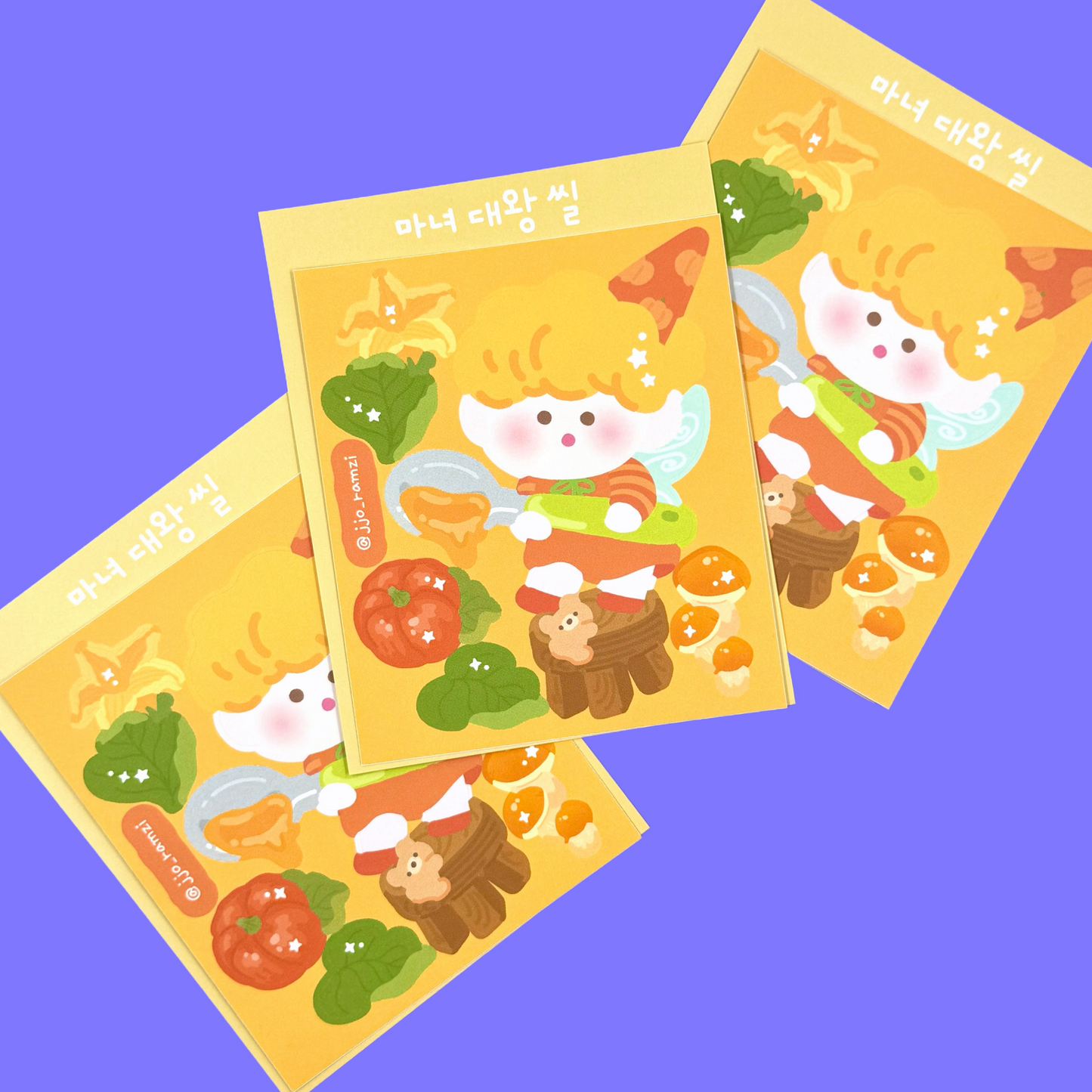 Jjo_ramzi Forest Fairy Sticker Sheet