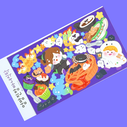 Jjo_ramzi Halloween Feast Sticker Sheet