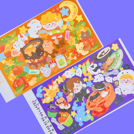 Jjo_ramzi Halloween Feast Sticker Sheet