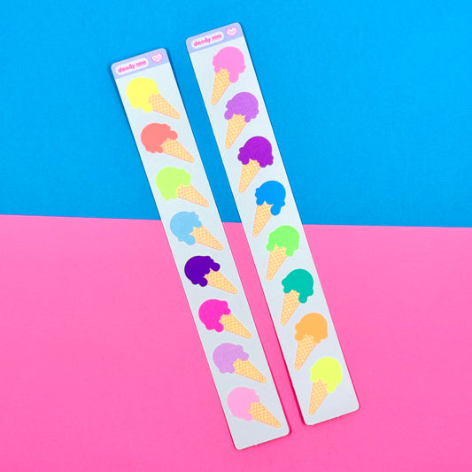 Dandy Designs Ice Cream Cone Sticker Strip - Dandy Mail
