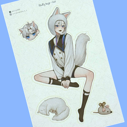 Rotten Candle Fluffy Boys Sticker Sheets