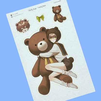 Rotten Candle Fluffy Boys Sticker Sheets