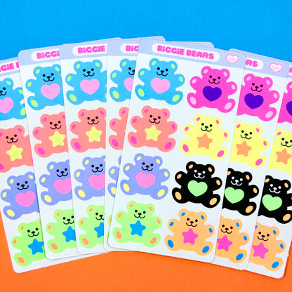 Dandy Designs Biggie Bears Sticker Sheet - Dandy Mail