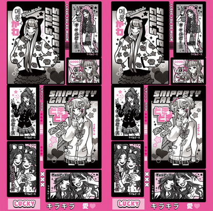 Leenahoo Love & Peace Square Sticker Sheet - Dandy Mail