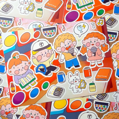 Shop Zais Karaoke Sticker Sheet