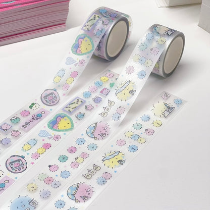 Winnie Village Pastel Kiss-cut Sticker Tape