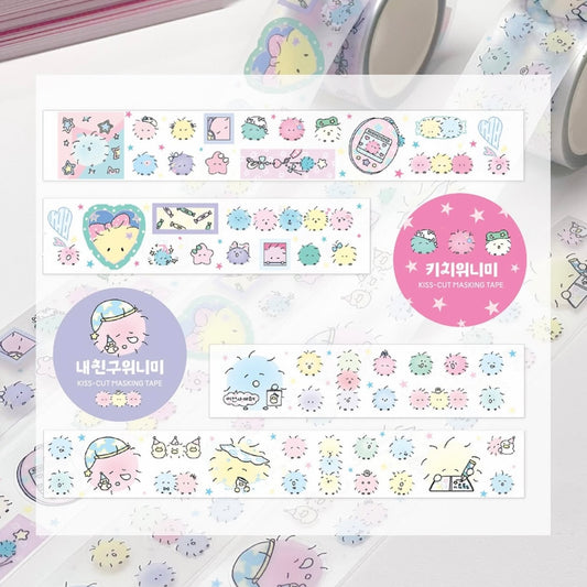 Winnie Village Pastel Kiss-cut Sticker Tape
