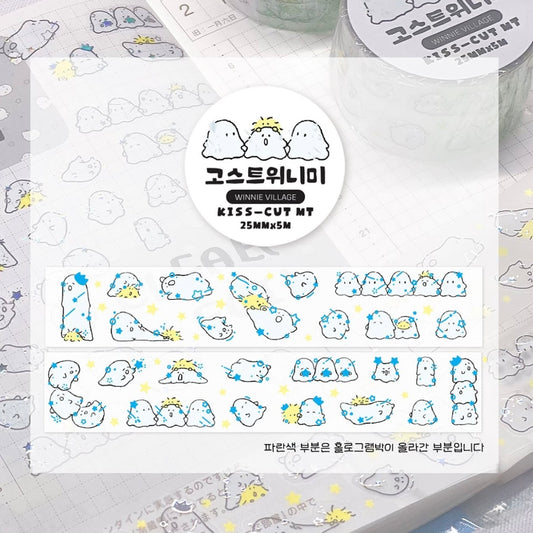 Winnie Village Ghosts Kiss-cut Sticker Tape