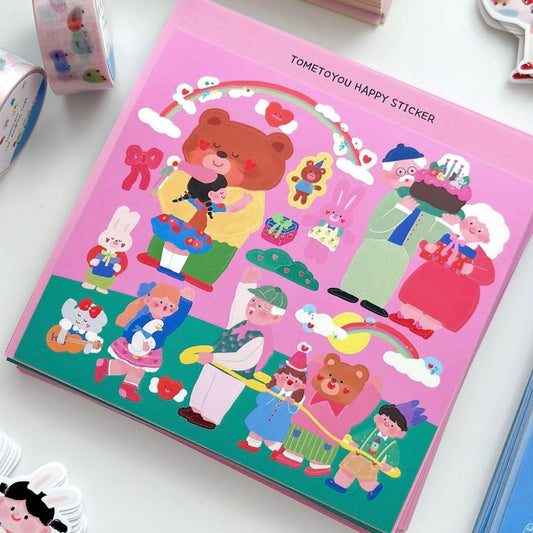 TOMETOYOU Happy Hug Sticker Sheets