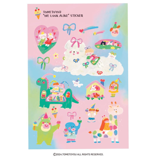 TOMETOYOU We Look Alike Sticker Sheets
