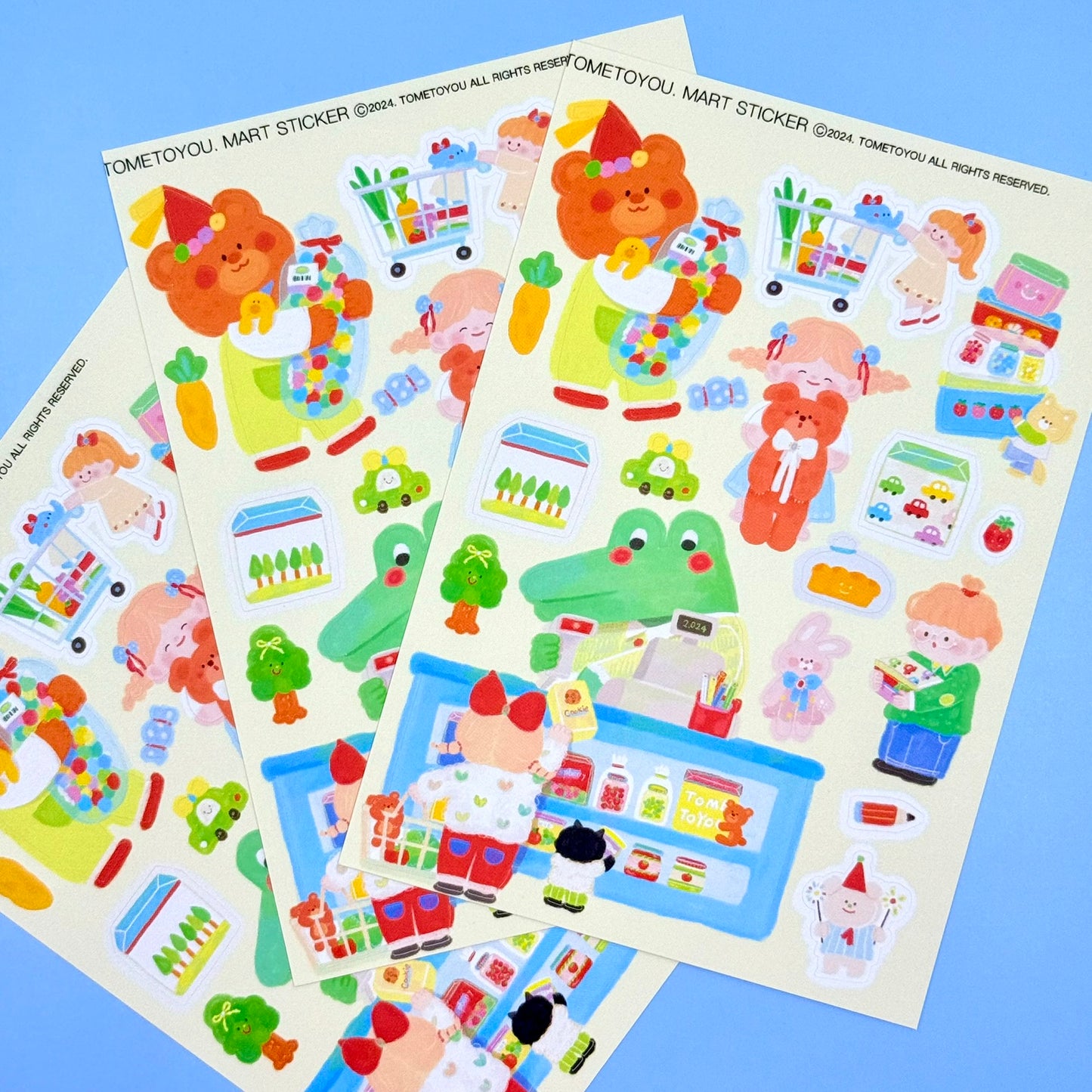 TOMETOYOU Sticker Sheets