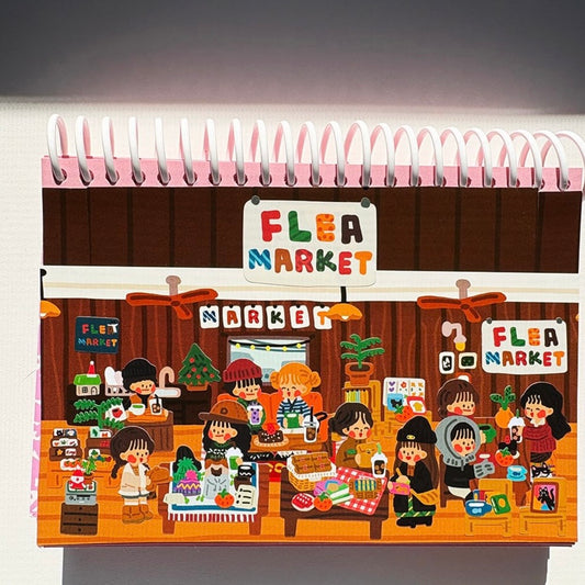 Dinga Mart Flea Market Sticker Sheet - Dandy Mail