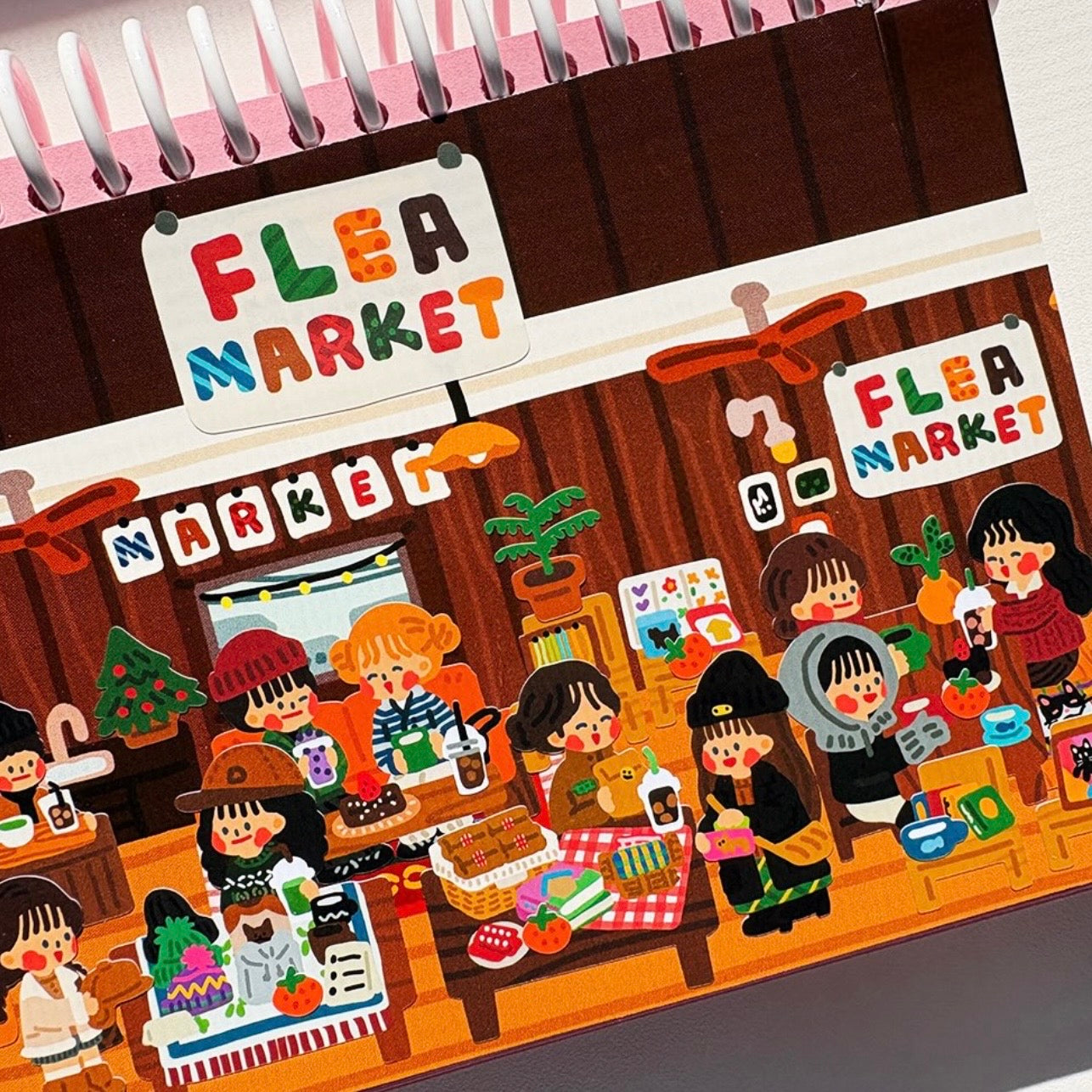 Dinga Mart Flea Market Sticker Sheet - Dandy Mail