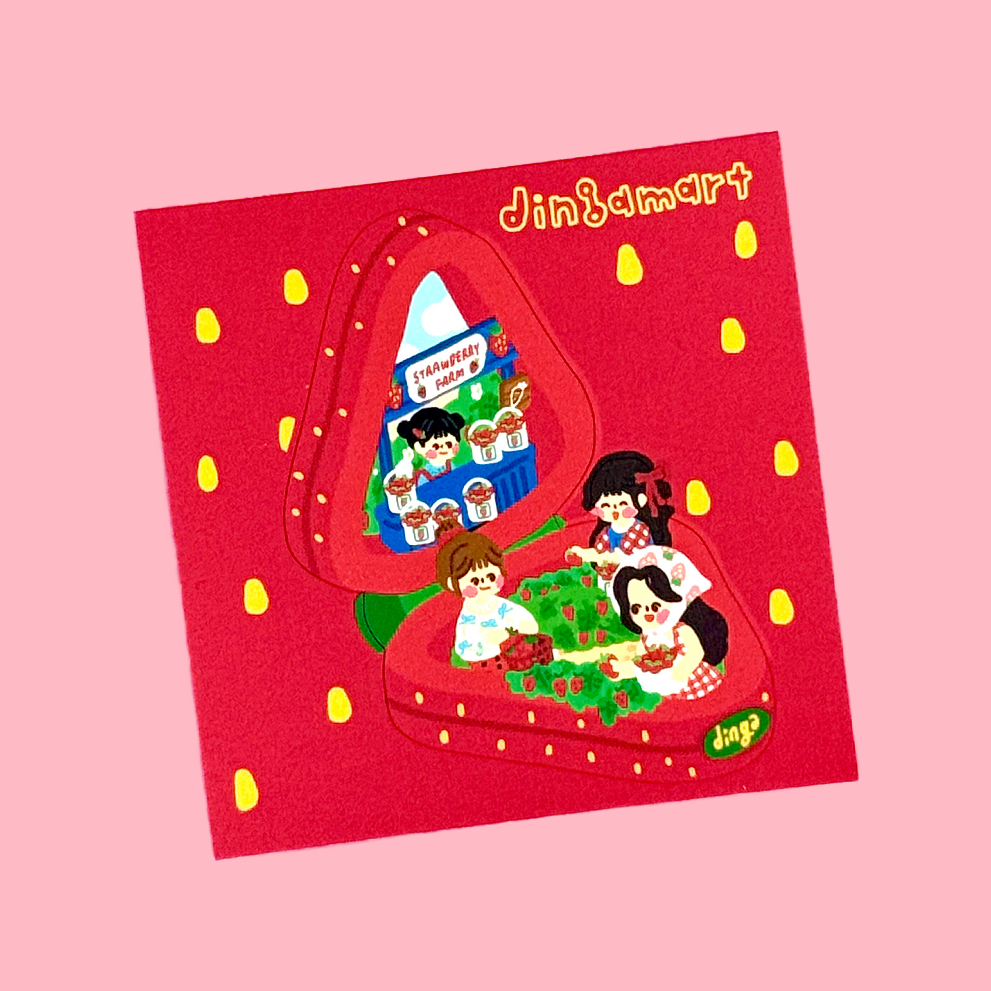Dinga Mart Pocket Sticker Sheets - Dandy Mail