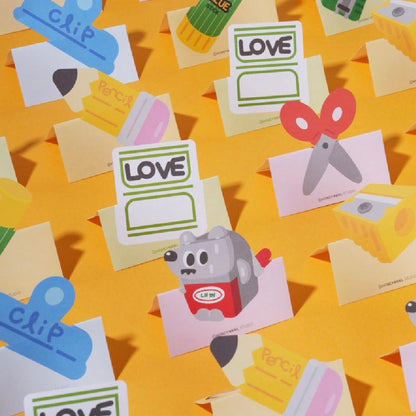 Honeywool School Tools Memo Sticker Pack - Dandy Mail