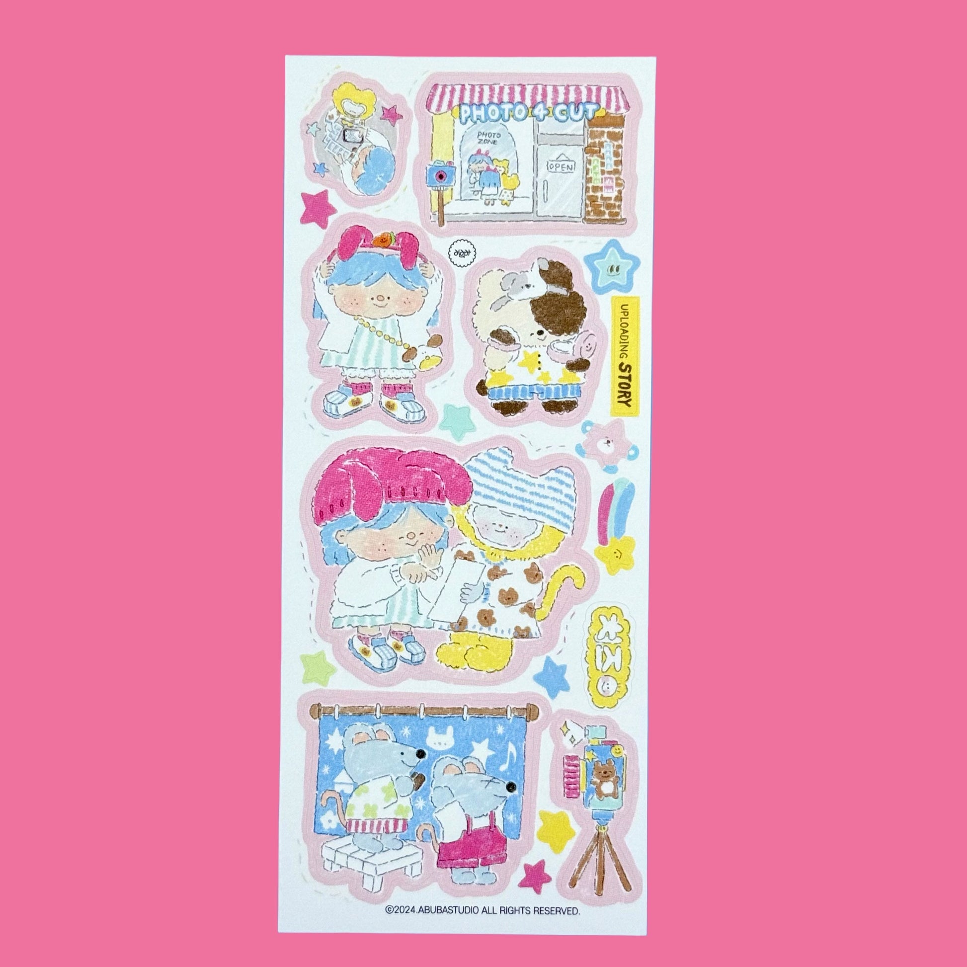 Abuba Studio Day of Fun Sticker Sheet(s) - Dandy Mail