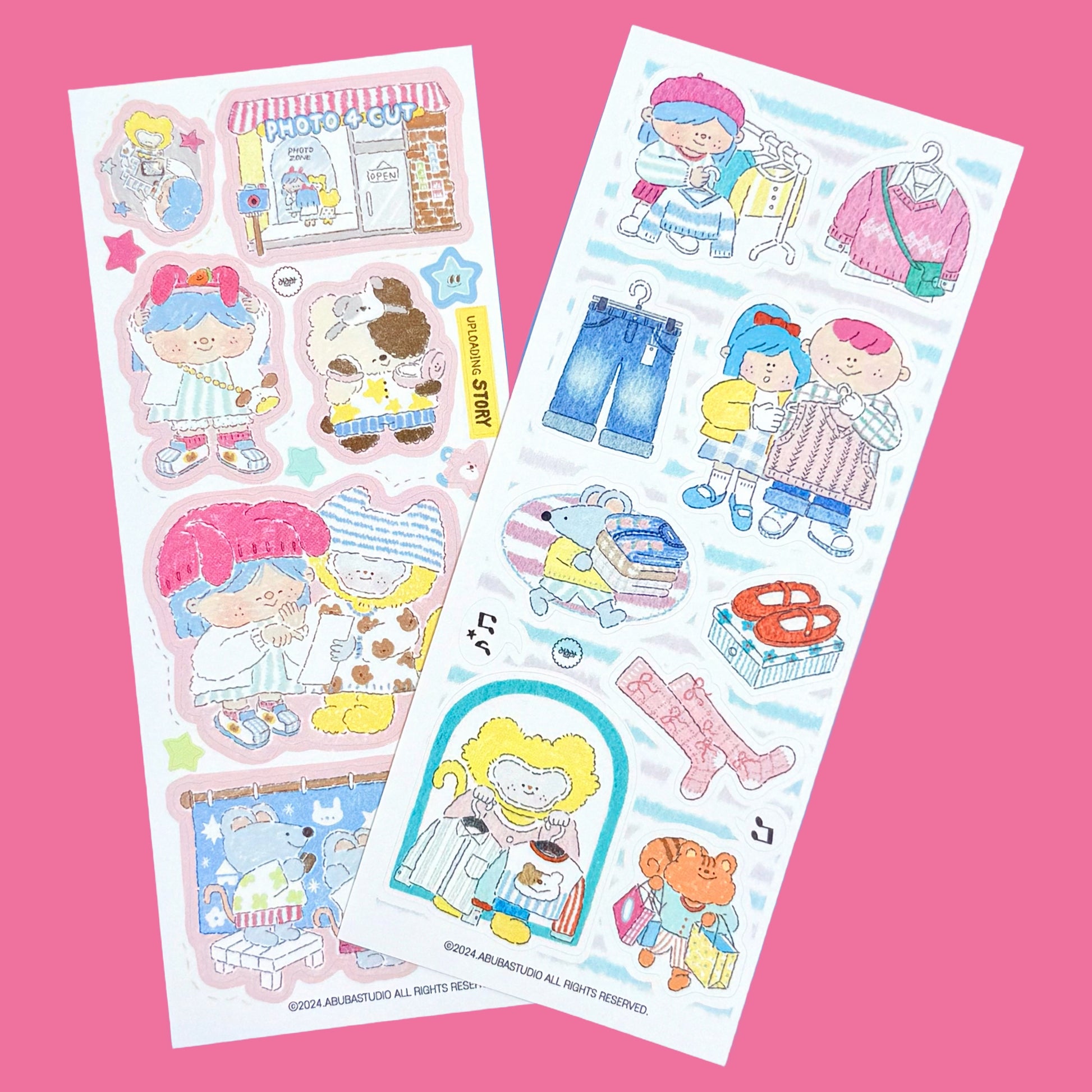 Abuba Studio Day of Fun Sticker Sheet(s) - Dandy Mail
