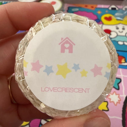 Love Crescent Die-cut Washi Tape Roll