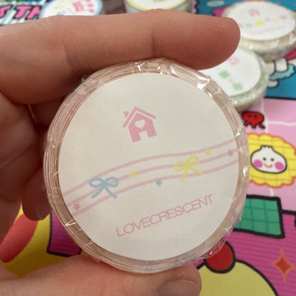 Love Crescent Die-cut Washi Tape Roll